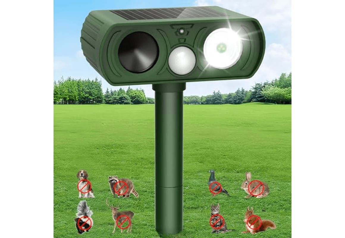 Solar Ultrasonic Animal Repellent