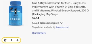 one a day mens mulitvitamin
