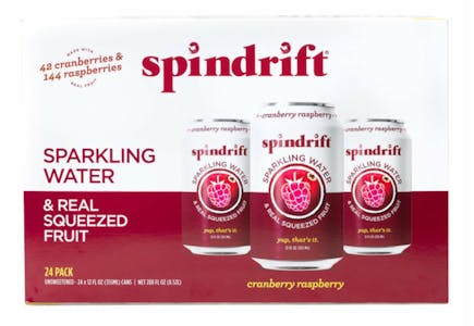 Spindrift Cranberry Raspberry 24-Pack
