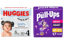 1 Huggies + 1 Pull-Ups Jumbo Packs