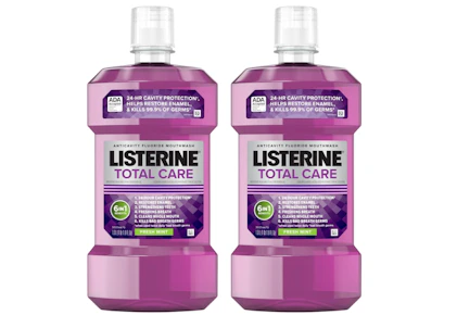 2 Listerine Mouthwashes