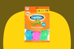 DenTek Kids 90-Count Fun Flossers, as Low as $1.48 With Amazon Coupon card image