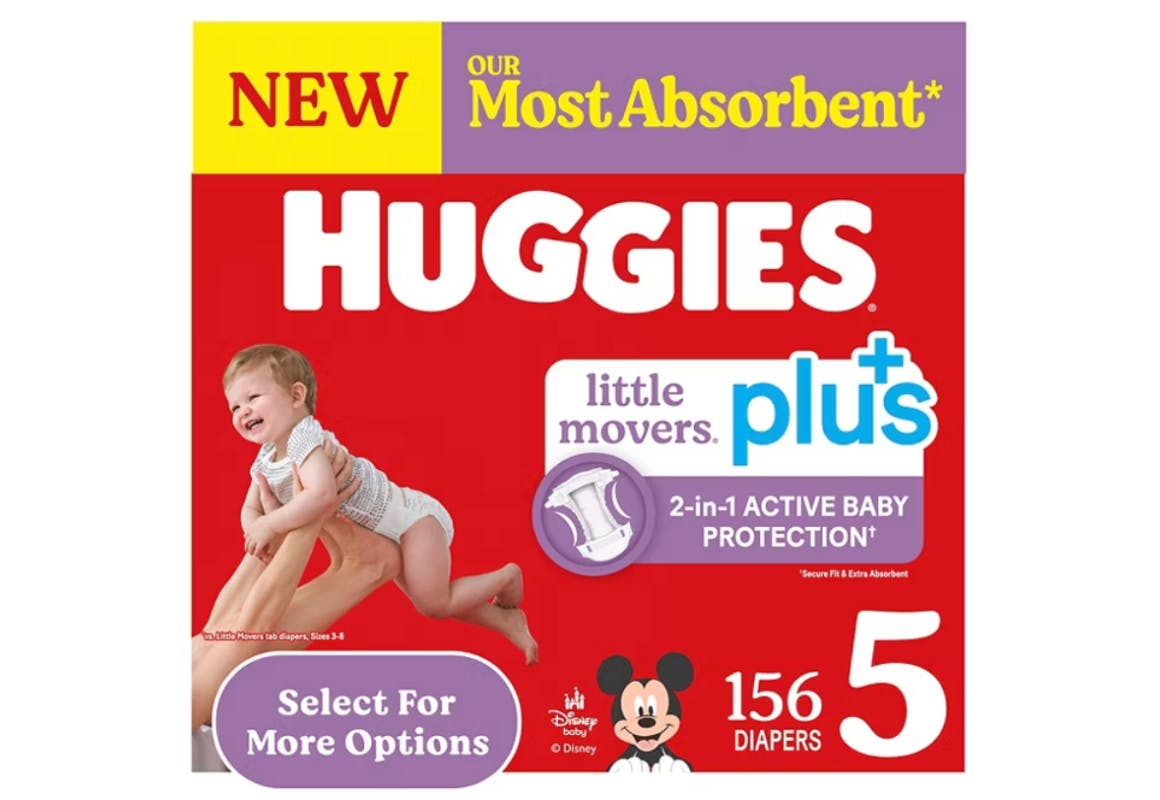 Huggies® Little Movers® Plus Diapers Box