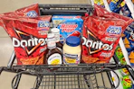 meijer groceries in shopping cart