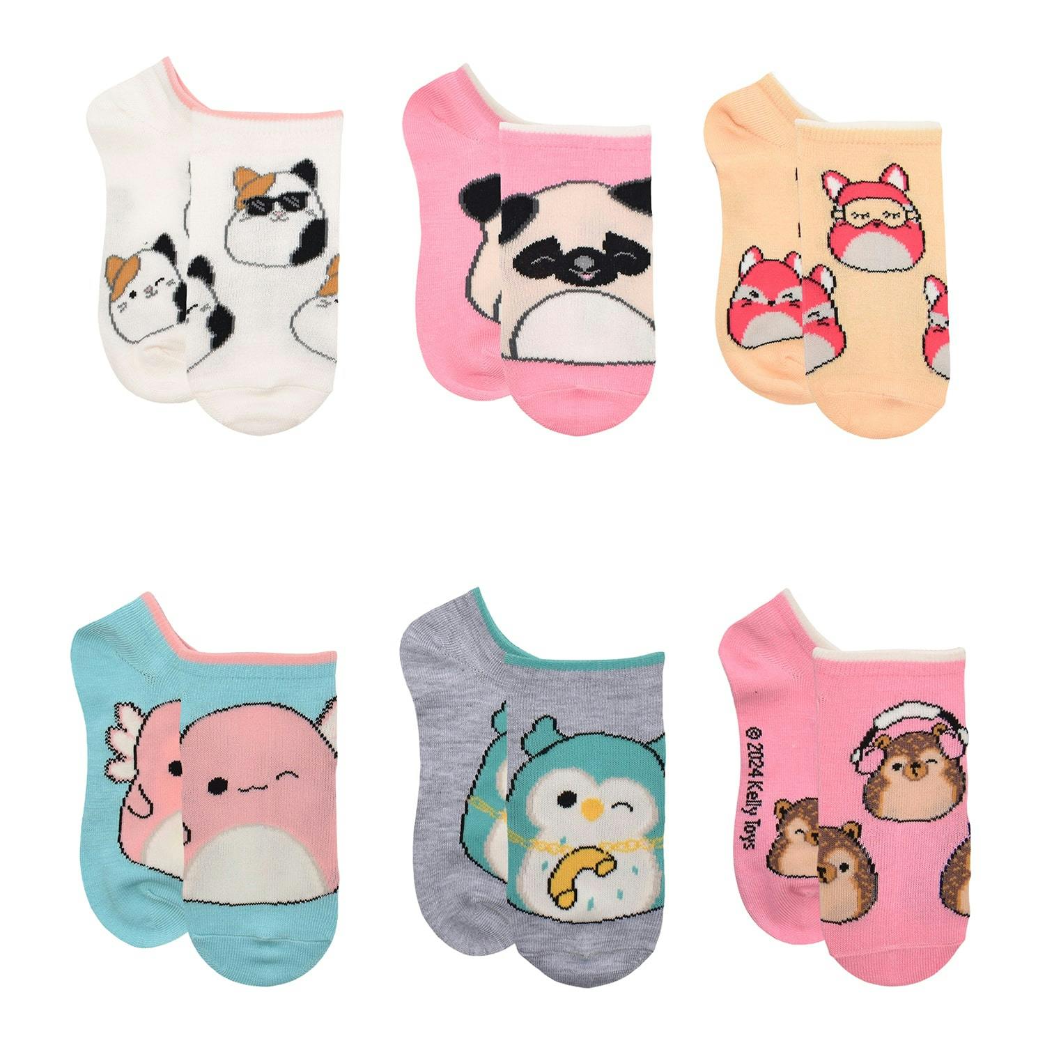 Kids' Squishmallows No Show Socks