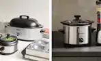 roasting pan and small slow cooker