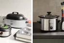 roasting pan and small slow cooker
