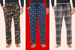 Kohl's Has $5 Cuddl Duds Men's Fleece Pajama Pants (Reg. $25) card image