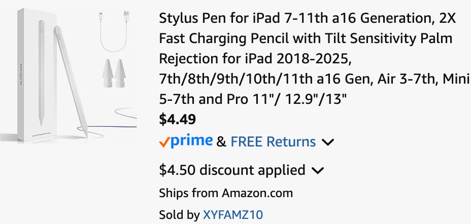 stylus screenshot