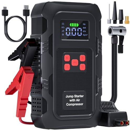 Jump Starter With Air Compressor