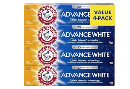Arm & Hammer Toothpaste 4-Pack