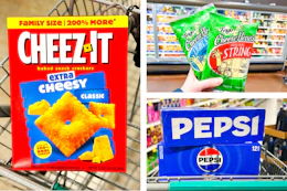 cheez it sargento pepsi collage