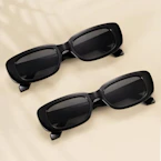 Rectangular Sunglasses Set