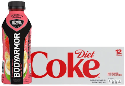 3 Coke 12-Packs + 1 Body Armor
