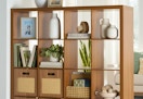 16-cube storage shelf