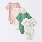 Cloud Island Baby Floral Bodysuits 4-Pack