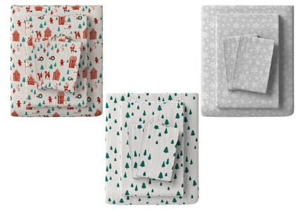 Wondershop Flannel Sheet Set