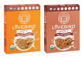 2 Boxes of Lovebird Cereal Boxes