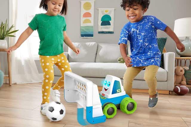 Fisher-Price Electronic Soccer Game, Just $17.99 on Amazon ($48 at Target) card image