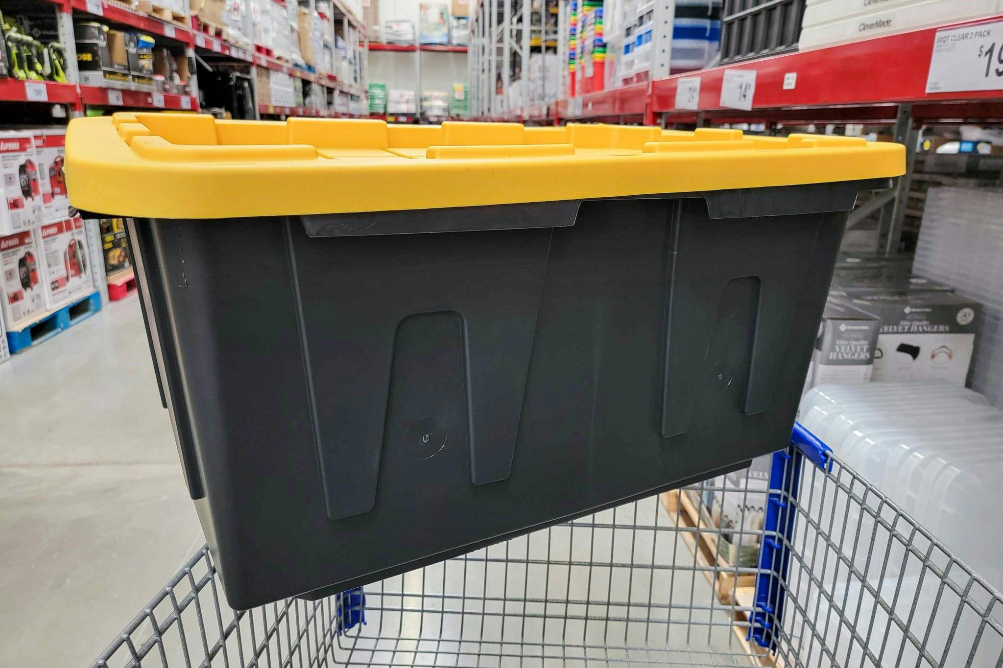 You Can Get The Costco Famous Black & Yellow Storage Bins for