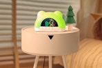 alarm clock on nightstand