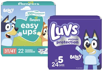 2 Pampers + 2 Luvs Packs