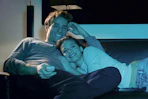 a couple watching tv