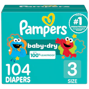 2 Pampers Diaper Boxes