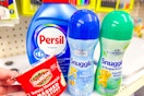 persil, snuggle, and idahoan on dollar general shelf