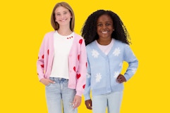 DKNY Kids' Heart or Flower 2-Piece Cardigan Set, $16.99 Shipped at Costco card image