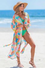Cupshe Women's Cover-Up Kimono