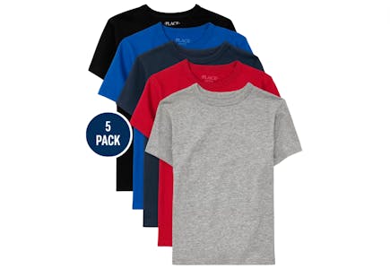 Children's Place Kids' T-shirt 5-Pack