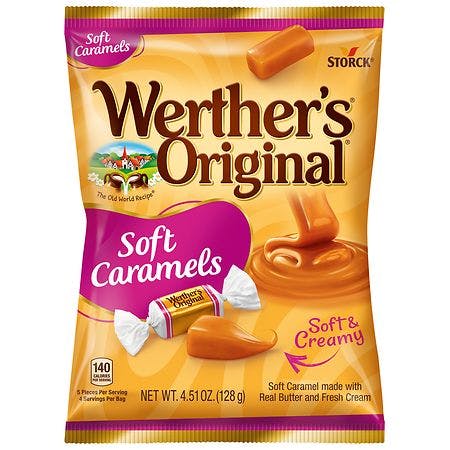 2 Werther's Original Caramel Bags