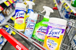 Lysol Wipes and Cleaning Supplies, Only $3.99 Each at CVS card image