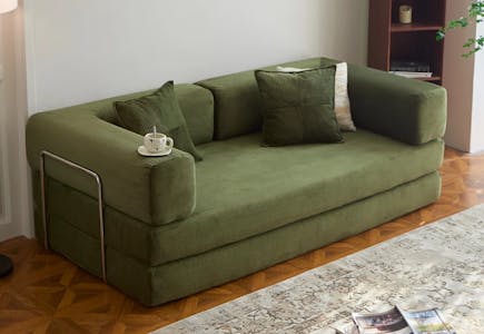 Ebern Designs Corduroy Lounge Couch