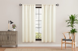 These Textured 2-Panel Curtains From Just $8 Are a Walmart Must-Have card image