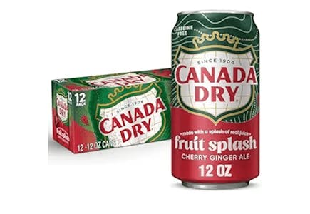 Canada Dry Ginger Ale Soda 12-Pack
