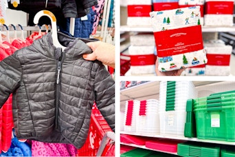 sheets bins puffer coats