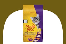 Meow Mix 6.3-Pound Cat Food, as Low as $5.95 for Amazon Pet Day card image