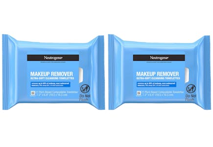 2 Neutrogena Makeup Wipes