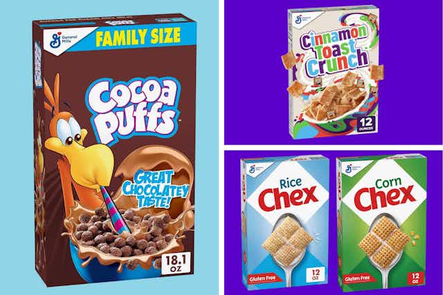 New 25% Off Coupon: Cocoa Puffs, Cinnamon Toast Crunch, and More on Amazon card image