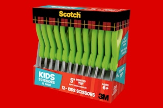 a pack of green scissors 