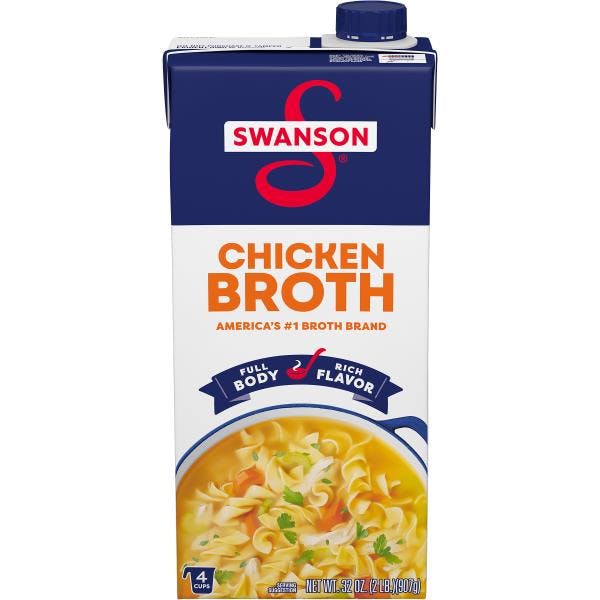  2 Swanson Chicken Broths