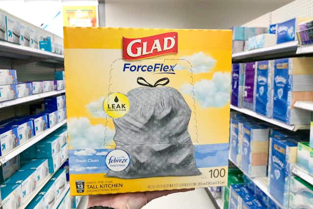 Glad Trash Bags 110-Count, as Low as $16.45 on Amazon card image