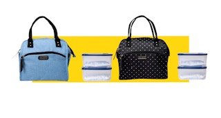 lunch tote with food containers