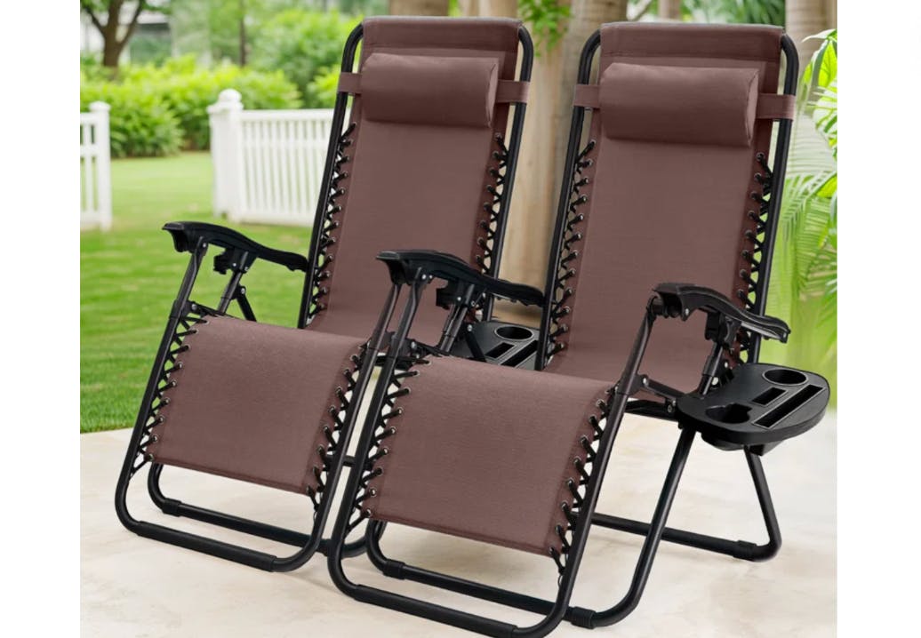 Arlmont & Co Zero Gravity Chair Set