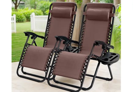 Arlmont & Co Zero Gravity Chair Set