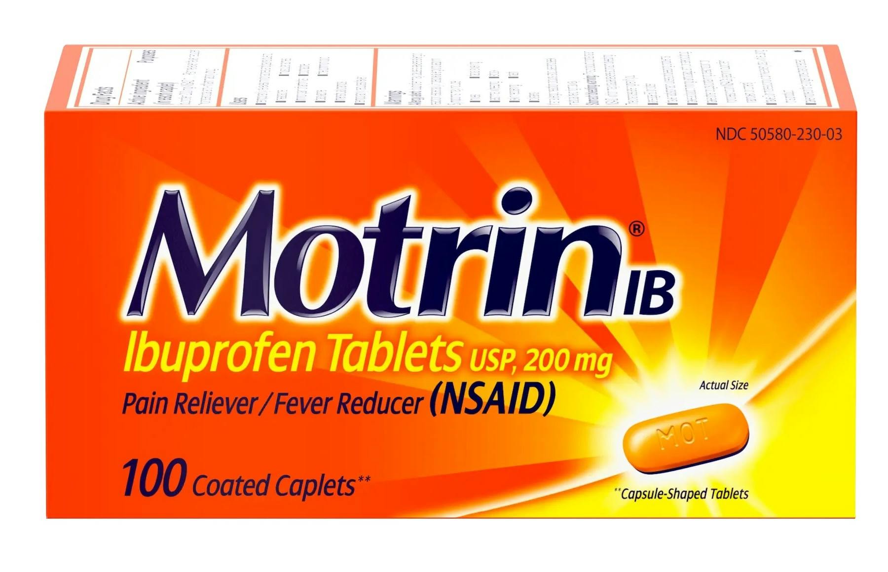 2 Motrin Boxes