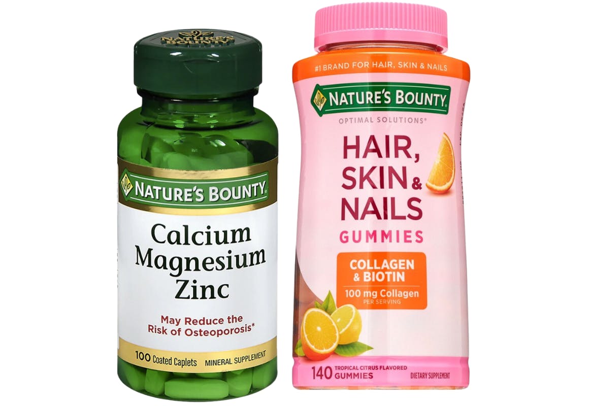 2 Nature's Bounty Supplements
