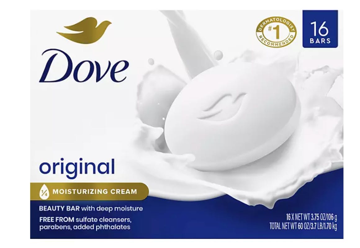 Dove Bar Soap 16-Pack